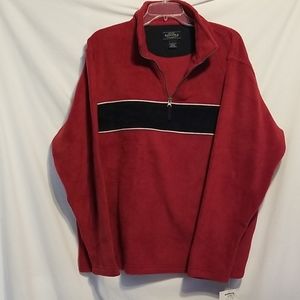 Mens Sonoma Pullover Fleece Jacket L half zipper